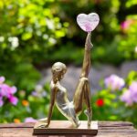 CVU3013 | Glass urn personalized with cremation ashes fixed in glass