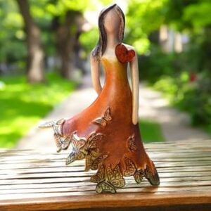 CVU3020 | Glazen urn gepersonaliseerd met crematie-as vast in glas