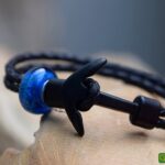 HSLA3031 | Einäscherung Asche Herren Gedenkarmband Leder