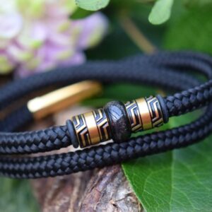 HSSA1058 | Crematie-as heren gedenk armband sailrope