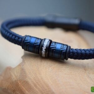 HSSA1036 | Crematie-as heren gedenk armband sailrope