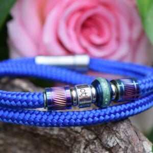 HSSA1038 | Crematie-as heren gedenk armband sailrope