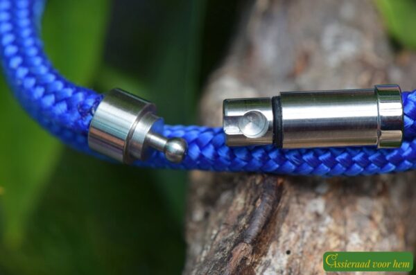 HSSA1038 | Crematie-as heren gedenk armband sailrope - Imagen 6