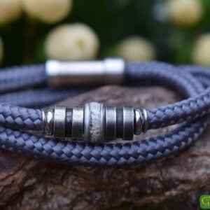 HSSA1053 | Crematie-as heren gedenk armband sailrope