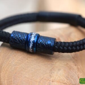 HSSA1059 | Crematie-as heren gedenk armband sailrope