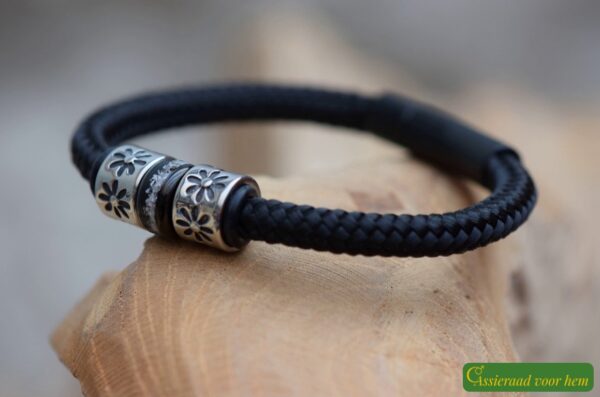 HSSA1037 | Crematie-as heren gedenk armband sailrope