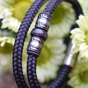 HSSA1033 | Crematie-as heren gedenk armband sailrope