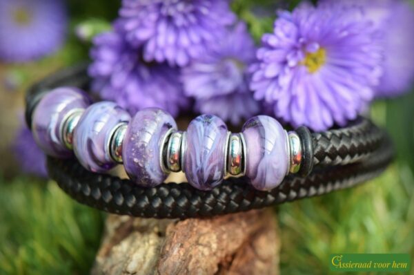 HSSA1061 | Crematie-as heren gedenk armband sailrope - Afbeelding 9