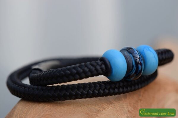 HSSA1062 | Crematie-as heren gedenk armband sailrope