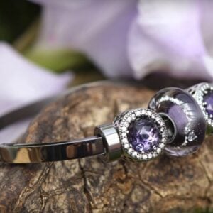 DSA3020 | Commemorate women's bracelet with cremation ashes