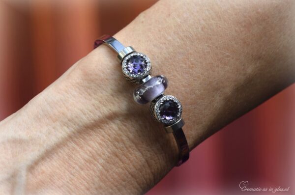 DSA3020 | Commemorate women's bracelet with cremation ashes - Image 4