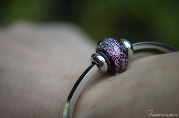 DSA3017 | Commémorer le bracelet pour femme avec cendres de crémation – Image 3
