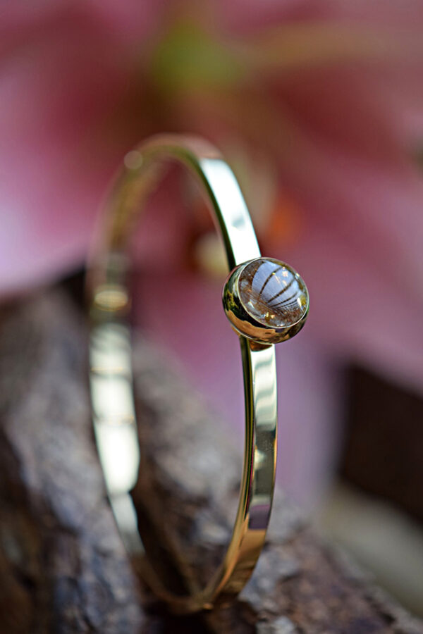 DSA3021 | Commemorate women's bracelet with cremation ashes - Image 2