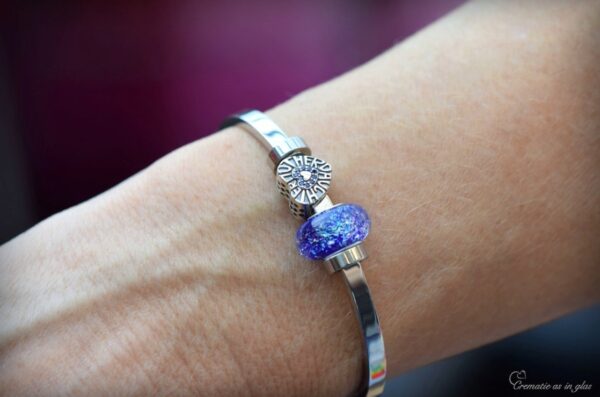 DSA3009 | Commemorate women's bracelet with cremation ashes - Image 4