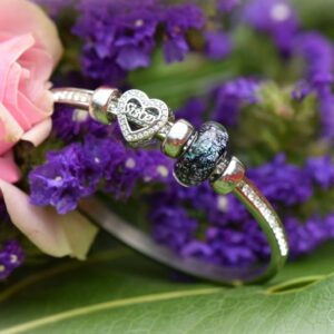 DSA3011 | Commemorate women's bracelet with cremation ashes