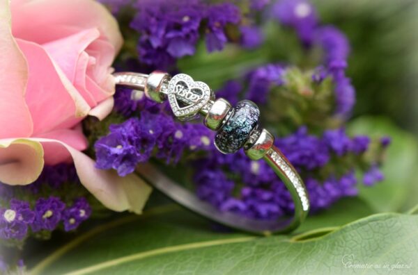 DSA3011 | Commemorate women's bracelet with cremation ashes