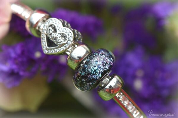 DSA3011 | Commemorate women's bracelet with cremation ashes - Image 3