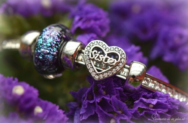 DSA3011 | Commemorate women's bracelet with cremation ashes - Image 4