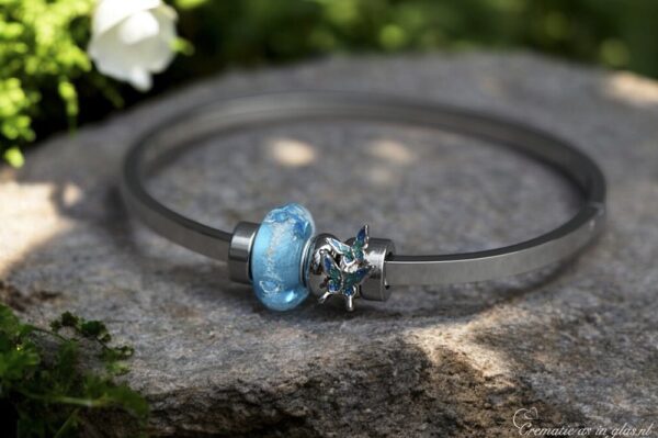 DSA3019 | Commemorate women's bracelet with cremation ashes