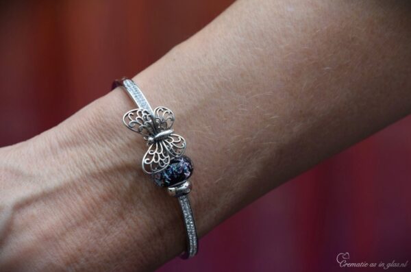 DSA3006 | Commemorate women's bracelet with cremation ashes - Image 3