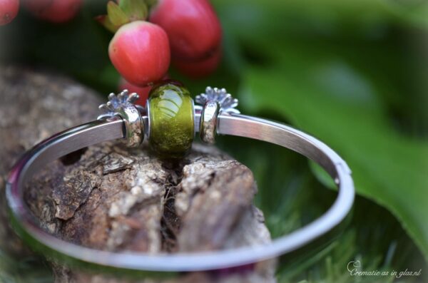 DSA3015 | Commemorate women's bracelet with cremation ashes - Image 4