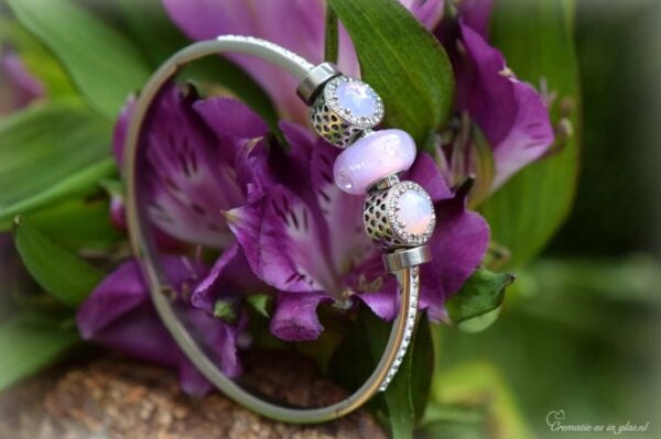 DSA3004 | Commemorate women's bracelet with cremation ashes