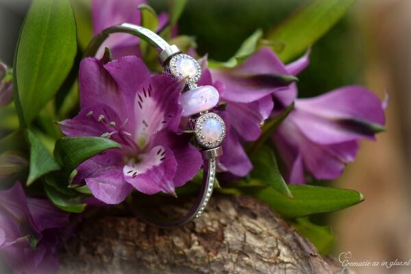DSA3004 | Commemorate women's bracelet with cremation ashes - Image 5