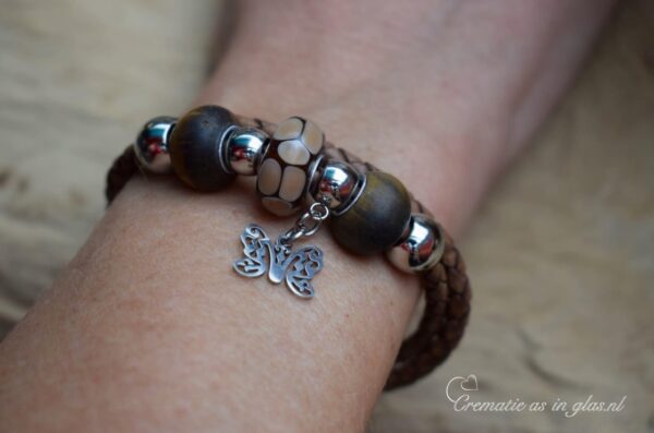 DSA3018 | Commemorate women's bracelet with cremation ashes - Image 3