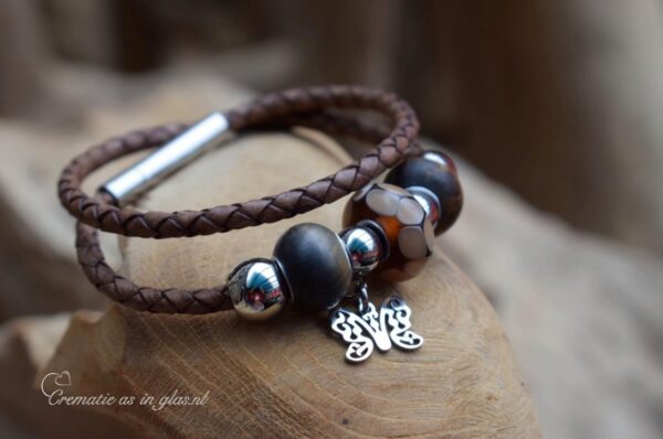 DSA3018 | Commemorate women's bracelet with cremation ashes - Image 5