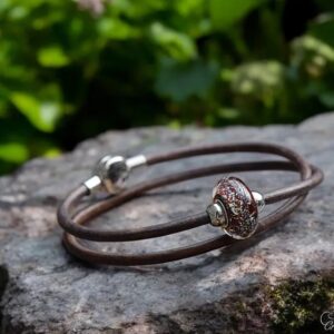 DSA3001 | Commemorate women's bracelet with cremation ashes