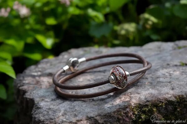 DSA3001 | Commemorate women's bracelet with cremation ashes