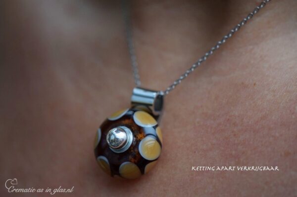 DSH4012 | Ladies necklace with cremation ashes or hairs - Image 3