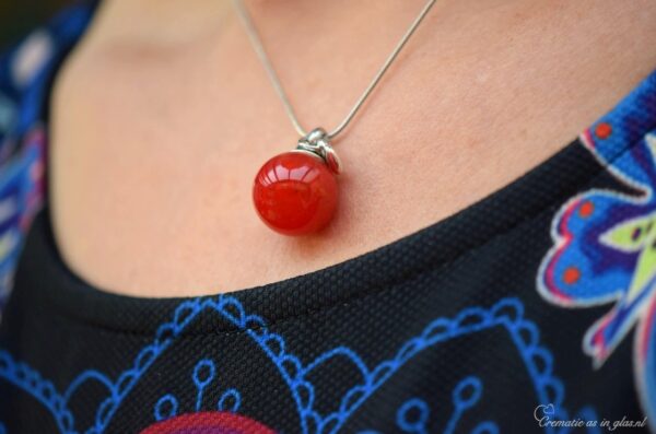 DSH4007 | Ladies necklace with cremation ashes or hairs - Image 4
