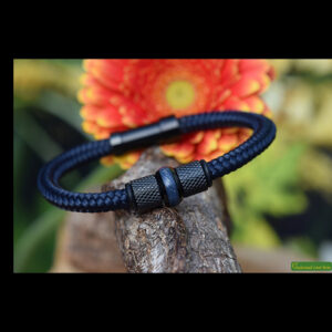 HSSA1066 | Crematie-as heren gedenk armband sailrope