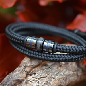 HSSA1064 | Crematie-as heren gedenk armband sailrope