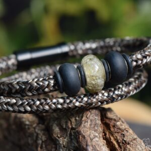 HSSA1068 | Crematie-as heren gedenk armband sailrope