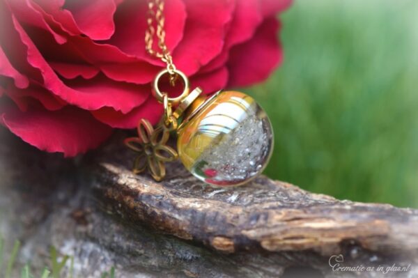 DSH4017 | Ladies necklace with cremation ashes or hairs - Image 4