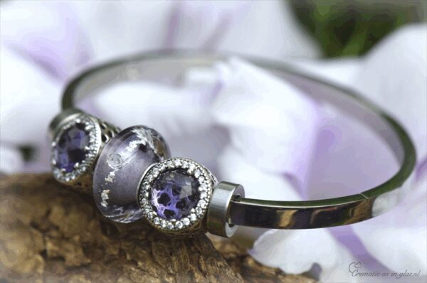 DSA3020 | Commemorate women's bracelet with cremation ashes - Image 6