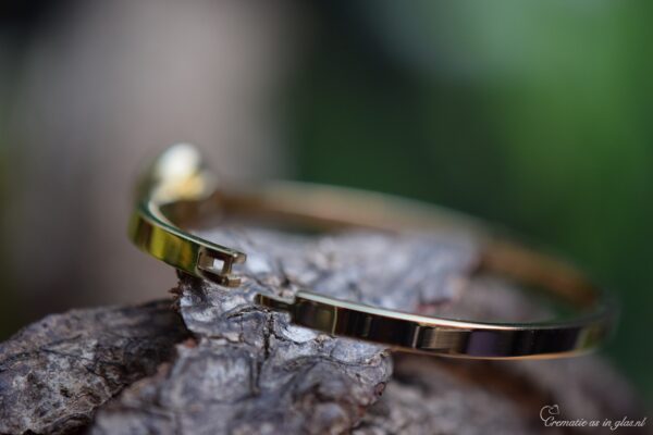 DSA3021 | Commemorate women's bracelet with cremation ashes - Image 5