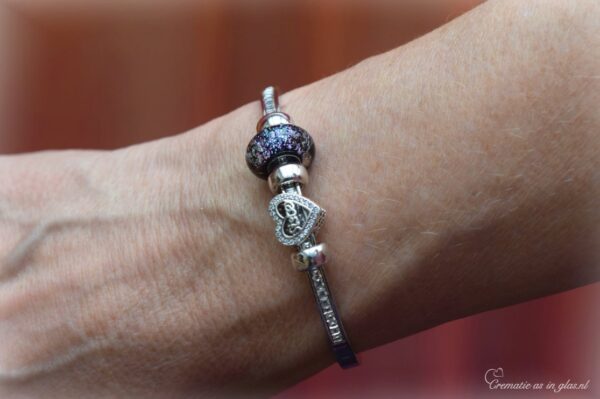 DSA3011 | Commemorate women's bracelet with cremation ashes - Image 6