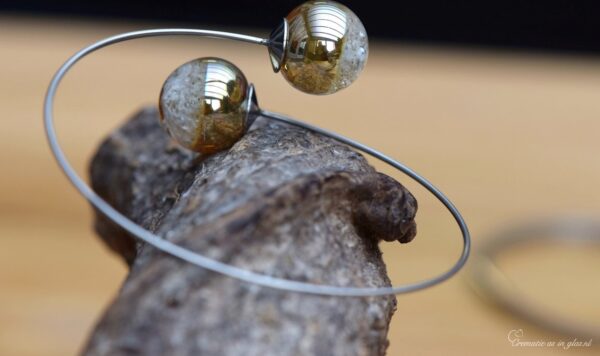 DSA3007 | Commemorate women's bracelet with cremation ashes - Image 6