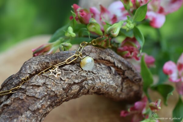 DSA3023 | Commemorate women's bracelet with cremation ashes