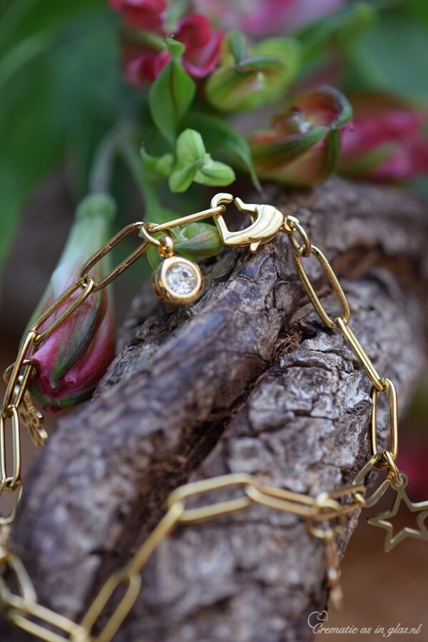 DSA3023 | Commemorate women's bracelet with cremation ashes - Image 3
