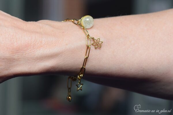 DSA3023 | Commemorate women's bracelet with cremation ashes - Image 4