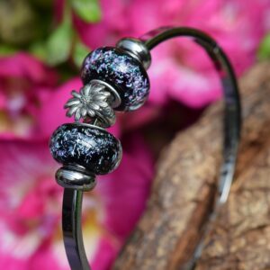 Gedenken an Damenschmuck mit doppelter Verarbeitung 7000