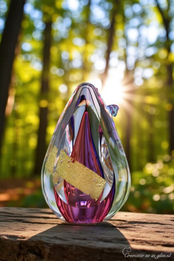 DGU1051 | Design Urn  glas Gold – Image 2